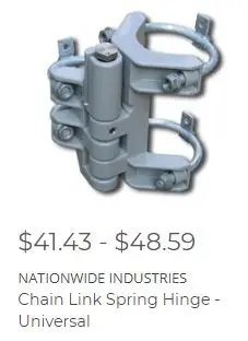 Nationwide Chain Link Self Closing Hinge