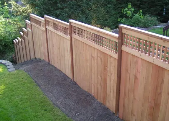 Square Lattice Top Cedar